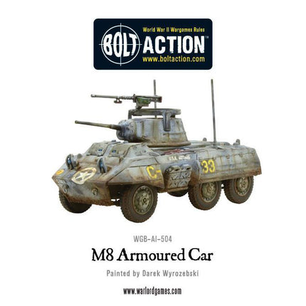 M8/M20 Greyhound Scout Car - Fahrzeuge - Warlord Games - 402013005