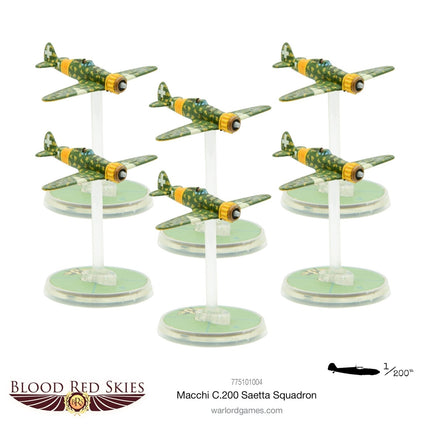 Macchi C.200 Saetta Squadron - Flugzeuge - Warlord Games - 775101004