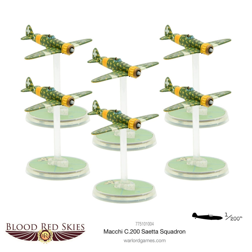 Macchi C.200 Saetta Squadron - Flugzeuge - Warlord Games - 775101004