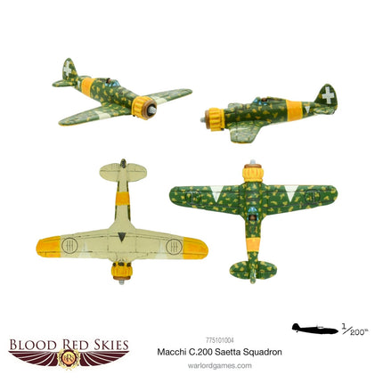 Macchi C.200 Saetta Squadron - Flugzeuge - Warlord Games - 775101004