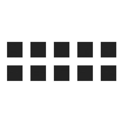 Magnetic Foil Stickers For 20x20mm Square Cast Bases (10)
