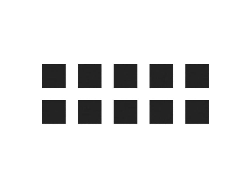 Magnetic Foil Stickers For 20x20mm Square Cast Bases (10)
