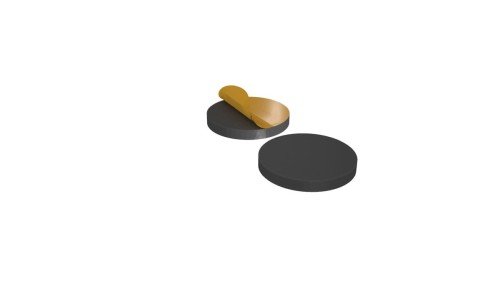 Magnetic Foil Stickers For 32mm Bases With Hollow Bottoms (10) - Safe & Sound - SAFE-SAS-HB-32MM