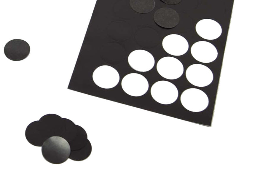 Magnetic Foil Stickers for 32mm Round Cast Bases (10) - Zubehör - Safe & Sound - SAFE-SAS-32MM