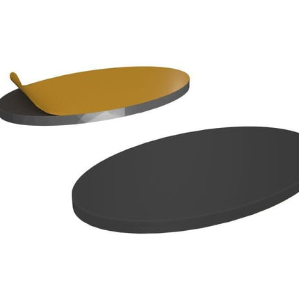 Magnetic Foil Stickers For 75x42mm Oval Bases With Hollow Bottoms (5)