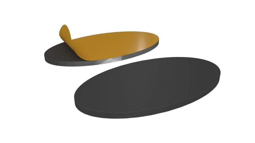 Magnetic Foil Stickers For 90x52mm Oval Bases With Hollow Bottoms (2)