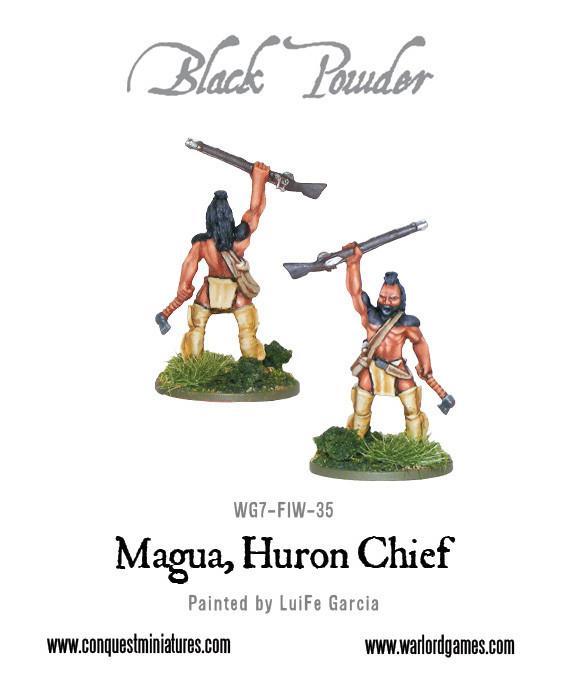 Magua, Huron Chief - Sonder - /Einzelmodelle - Warlord Games - WG7-FIW-35