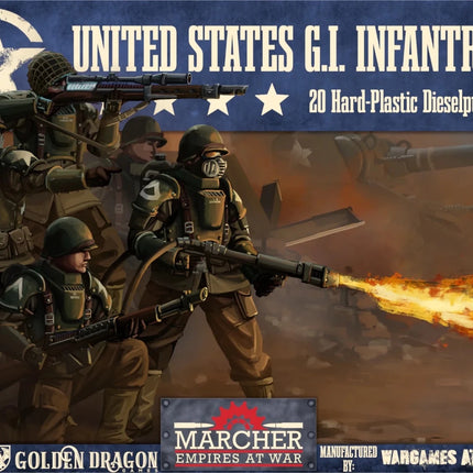 Marcher: United States Infantry - Infanterie - Wargames Atlantic - MUSA001P