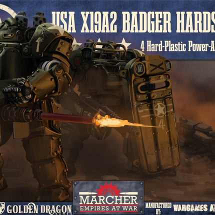 Marcher: X19A2 Badger Hardsuits - Charaktere & Kommando - Wargames Atlantic - MUSA003P
