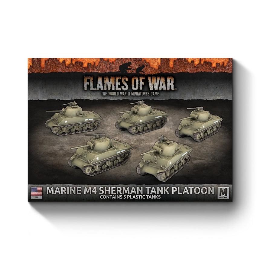 Marine M4 Sherman Platoon