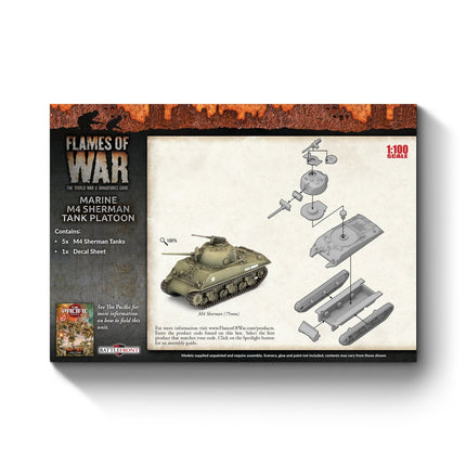 Marine M4 Sherman Platoon