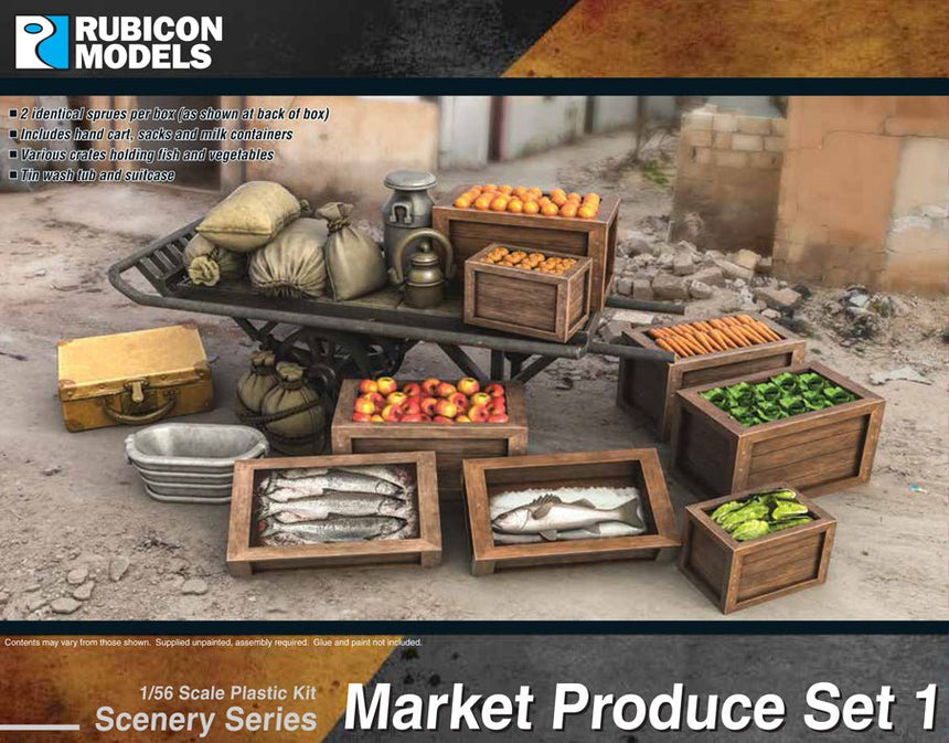 Market Produce Set 1 - Gelände - Rubicon Models UK Ltd - 283008