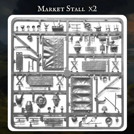 Market Stall (Medieval & Dark Ages) - Gelände - Victrix - VXE008