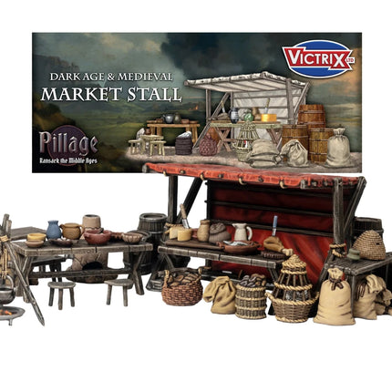 Market Stall (Medieval & Dark Ages) - Gelände - Victrix - VXE008