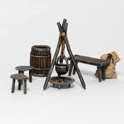 Market Stall (Medieval & Dark Ages) - Gelände - Victrix - VXE008