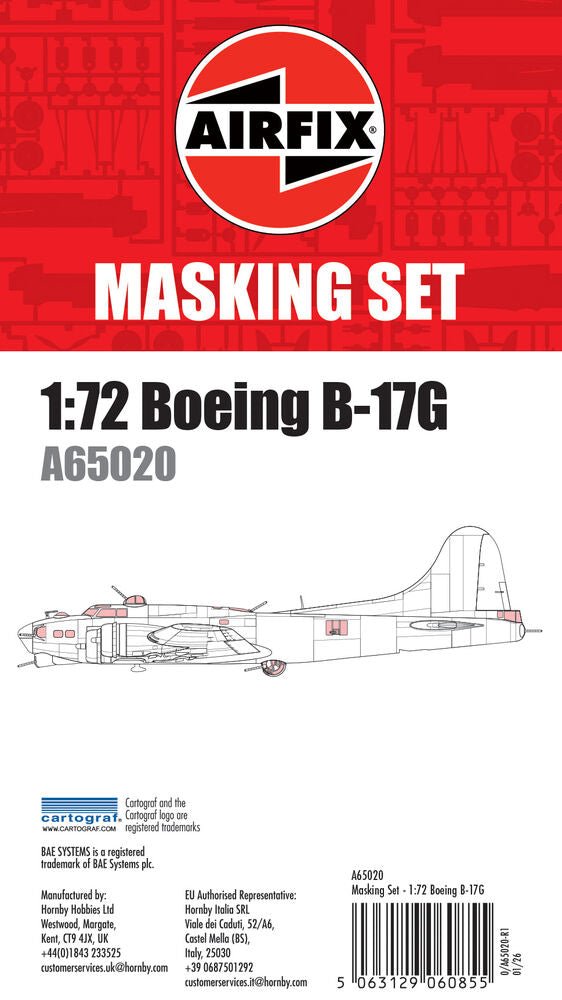 Masking Set - Boeing B-17 - Werkzeug - Airfix - A65020