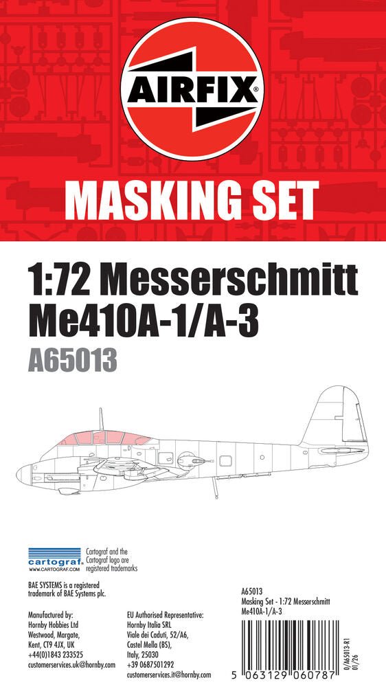 Masking Set - Me410 - Werkzeug - Airfix - A65013