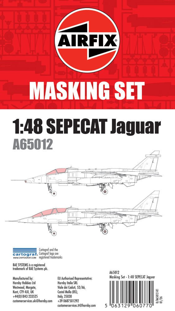 Masking Set - SEPECAT Jaguar - Werkzeug - Airfix - A65012