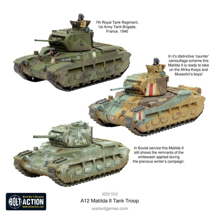 Matilda II Troop - Panzer - Warlord Games - 402011016