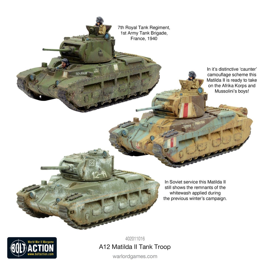 Matilda II Troop - Panzer - Warlord Games - 402011016