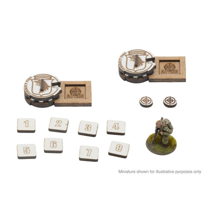 MDF Artillery Zeroing In Markers - 101st American Airborne 'Screaming Eagles' - Zubehör - Skytrex - 408800033