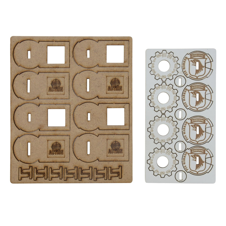 MDF Unit Pin Markers - 101st American Airborne 'Screaming Eagles' - Zubehör - Skytrex - 408800031