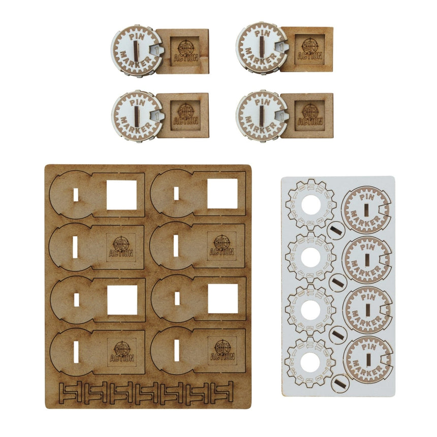MDF Unit Pin Markers Bolt Action - Zubehör - Skytrex - 408800001