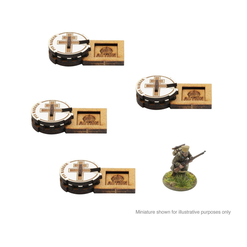 MDF Unit Pin Markers - Free French - Zubehör - Skytrex - 408800025