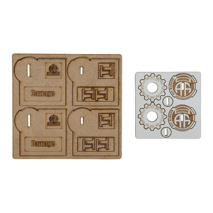 MDF Vehicle Pin Markers - 82nd American Airborne 'All American' - Zubehör - Skytrex - 408800035