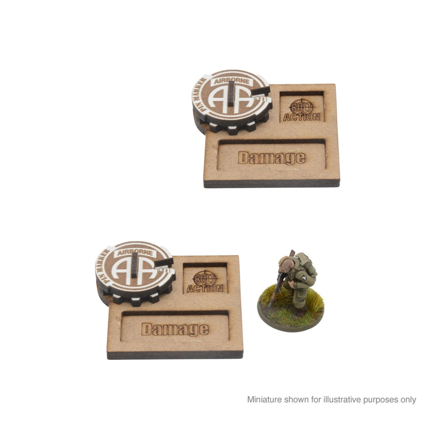 MDF Vehicle Pin Markers - 82nd American Airborne 'All American' - Zubehör - Skytrex - 408800035