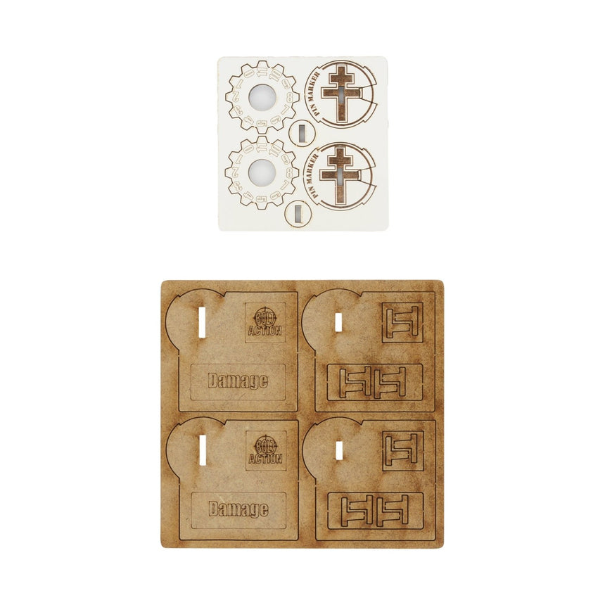 MDF Vehicle Pin Markers - Free French - Zubehör - Skytrex - 408800026