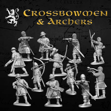 Medieval Crossbowmen & Archers - Infanterie - Victrix - VXM007