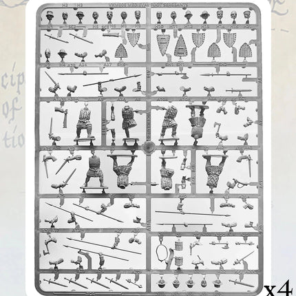 Medieval Foot Sergeants - Infanterie - Victrix - VXM006