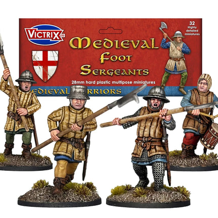 Medieval Foot Sergeants - Infanterie - Victrix - VXM006