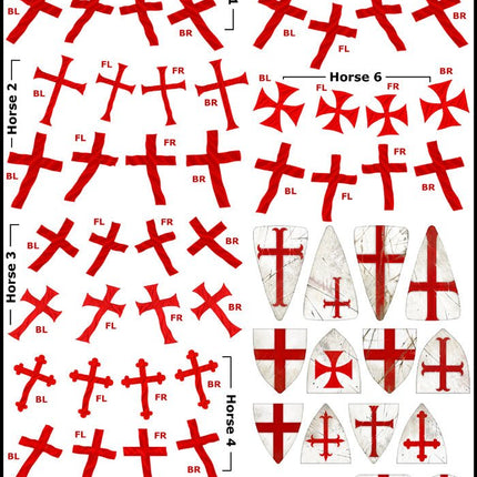 Victrix Medieval Knights - 28mm Berittene Ritter (Hartplastik)