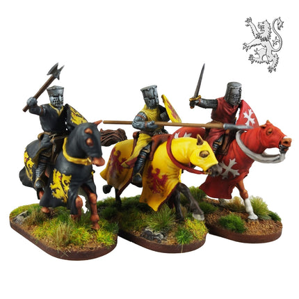 Victrix Medieval Knights - 28mm Berittene Ritter (Hartplastik)
