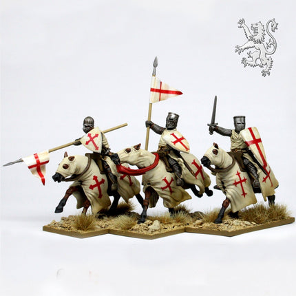 Victrix Medieval Knights - 28mm Berittene Ritter (Hartplastik)