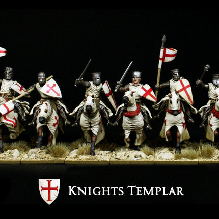 Victrix Medieval Knights - 28mm Berittene Ritter (Hartplastik)