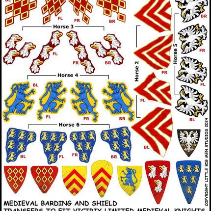 Victrix Medieval Knights - 28mm Berittene Ritter (Hartplastik)