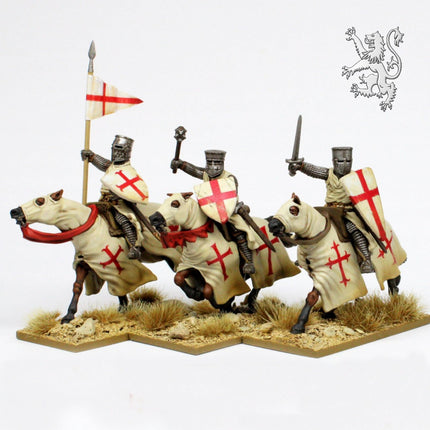 Victrix Medieval Knights - 28mm Berittene Ritter (Hartplastik)