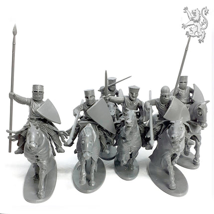 Victrix Medieval Knights - 28mm Berittene Ritter (Hartplastik)