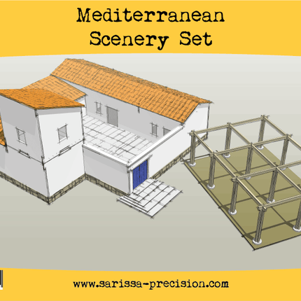 Mediterranean Scenery Set - Gelände - Sarissa - T066