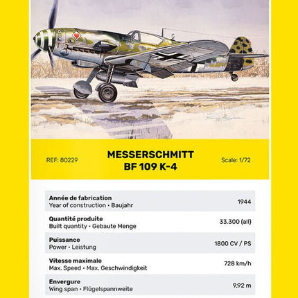 Messerschmitt Bf 109 K-4 - Flugzeuge - Heller - 80229