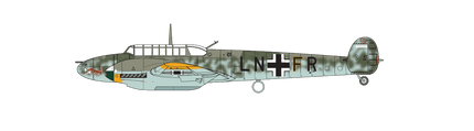 A03081A Messerschmitt Bf110E/E-2 TROP