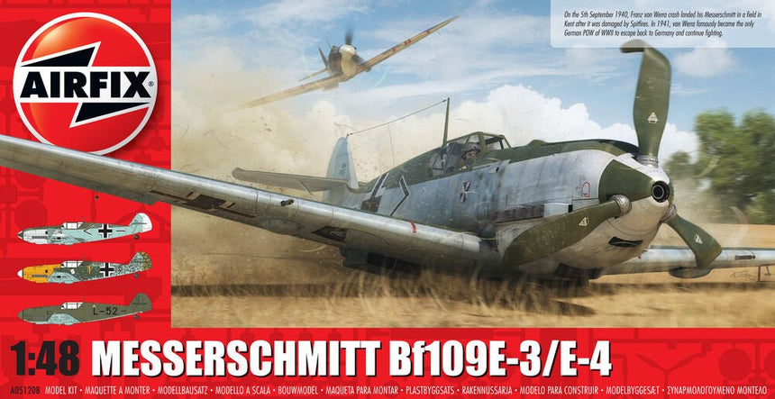 Messerschmitt Me109E-4/E-1 - Flugzeuge - Airfix - A05120B