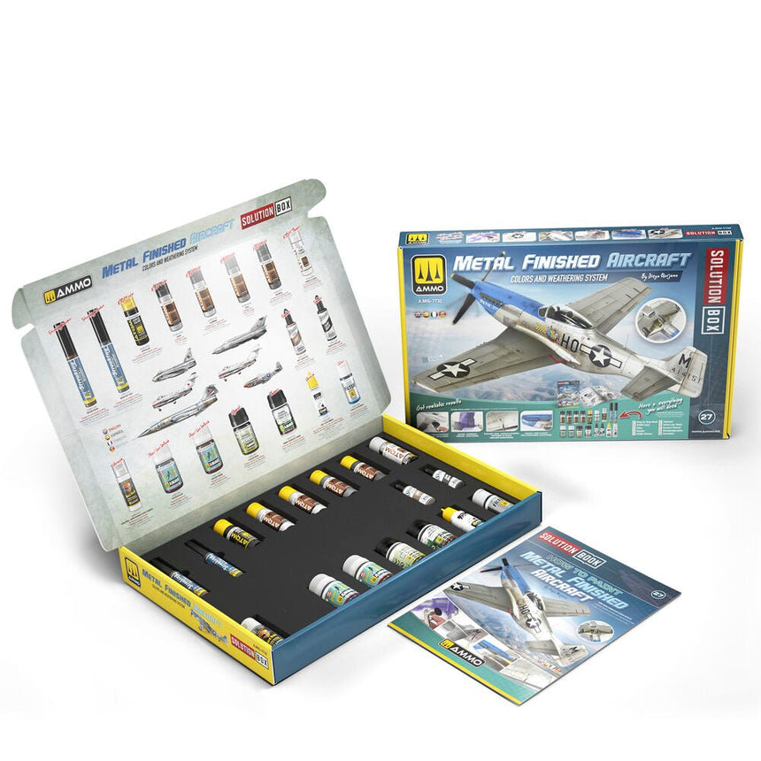 Metal Finished Aircraft - Solution Box 27 - AMMO by MIG Jimenez - A.MIG-7732
