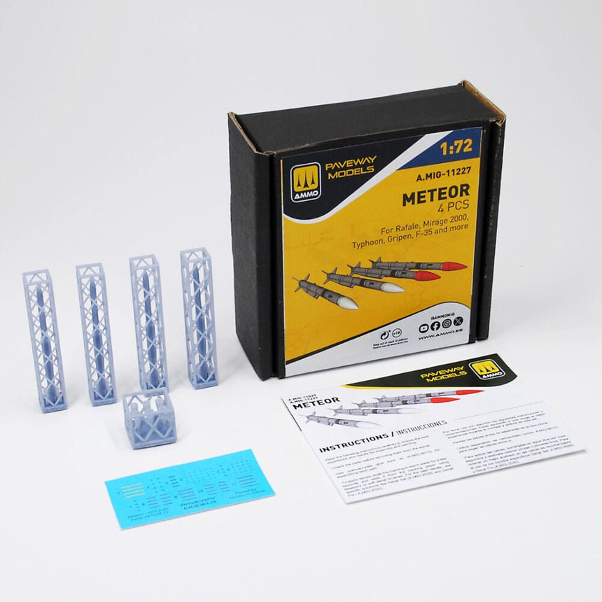 Meteor - Lenkflugkörper 1:72 (4 Stück) - AMMO by MIG Jimenez - A.MIG-11227 (2)