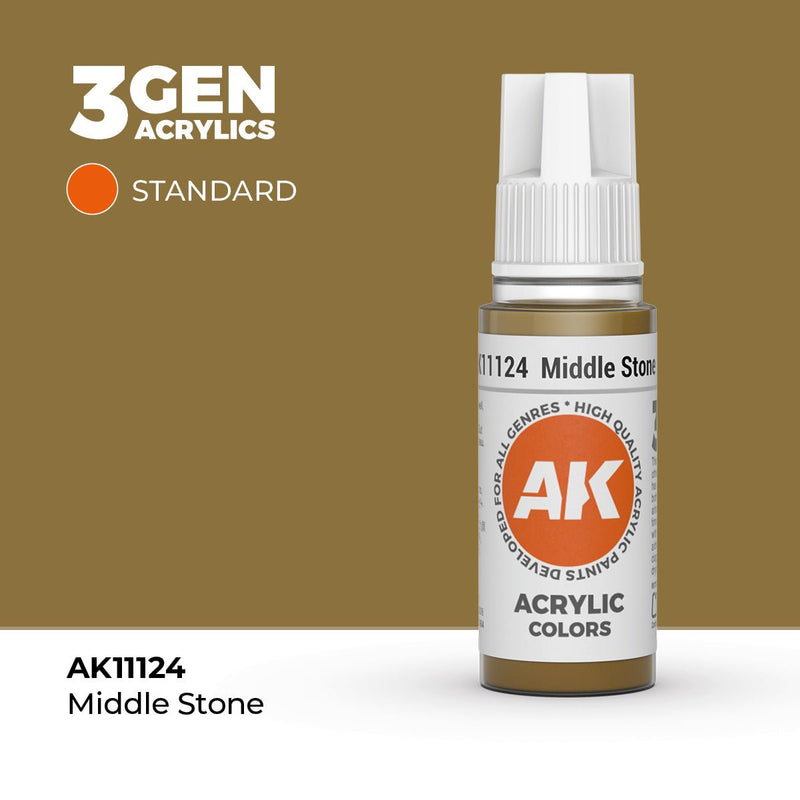 AK Interactive 3rd Generation - Middle Stone 17 ml