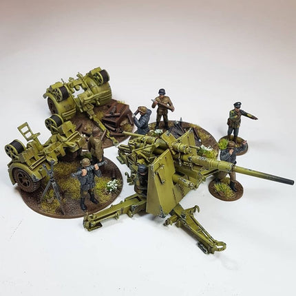 280069 - 8.8cm Flak 36/37 AA/AT Gun with SdAh 202 & Crew