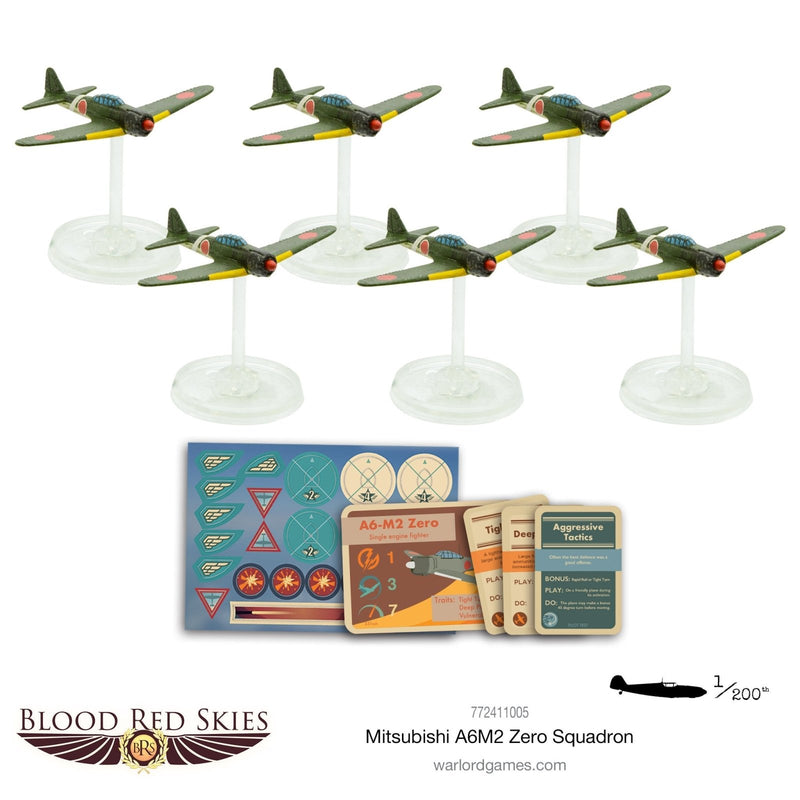 Mitsubishi A6M2 Zero Squadron - Flugzeuge - Warlord Games - 772411005
